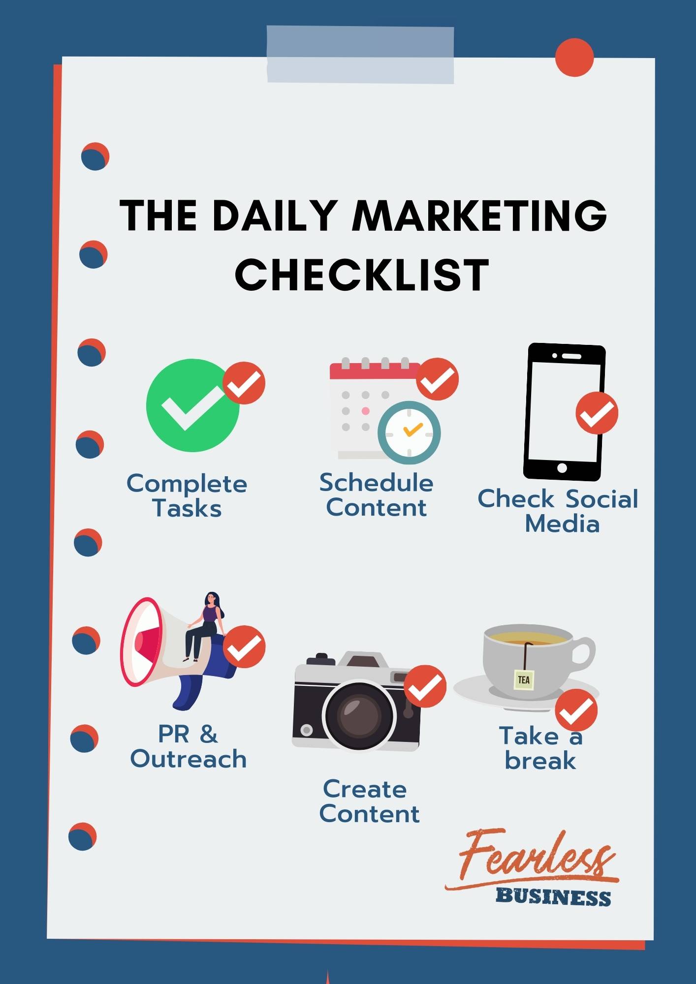Daily Marketing Checklist